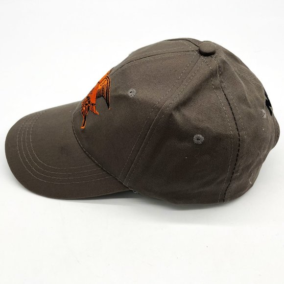 NRA 2nd Ammendment Men's Gray Hook & Loop Adjustable Size Baseball Hat Eagle Cap - Picture 4 of 5